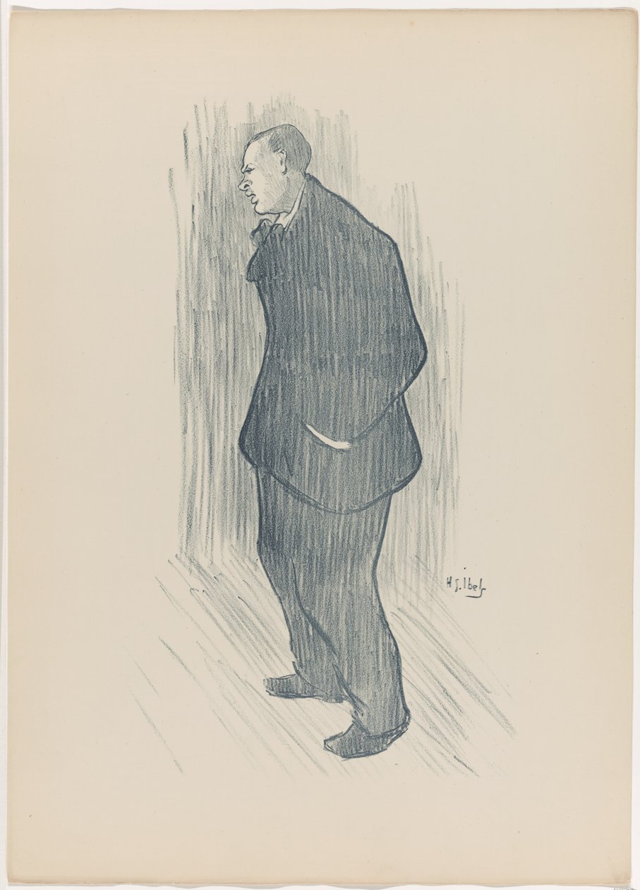 Mévisto, från Le Café-Concert av Henri Gabriel Ibels