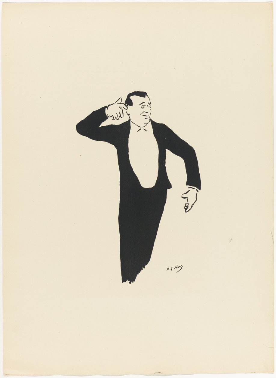 Paulus, från Le Café-Concert av Henri Gabriel Ibels