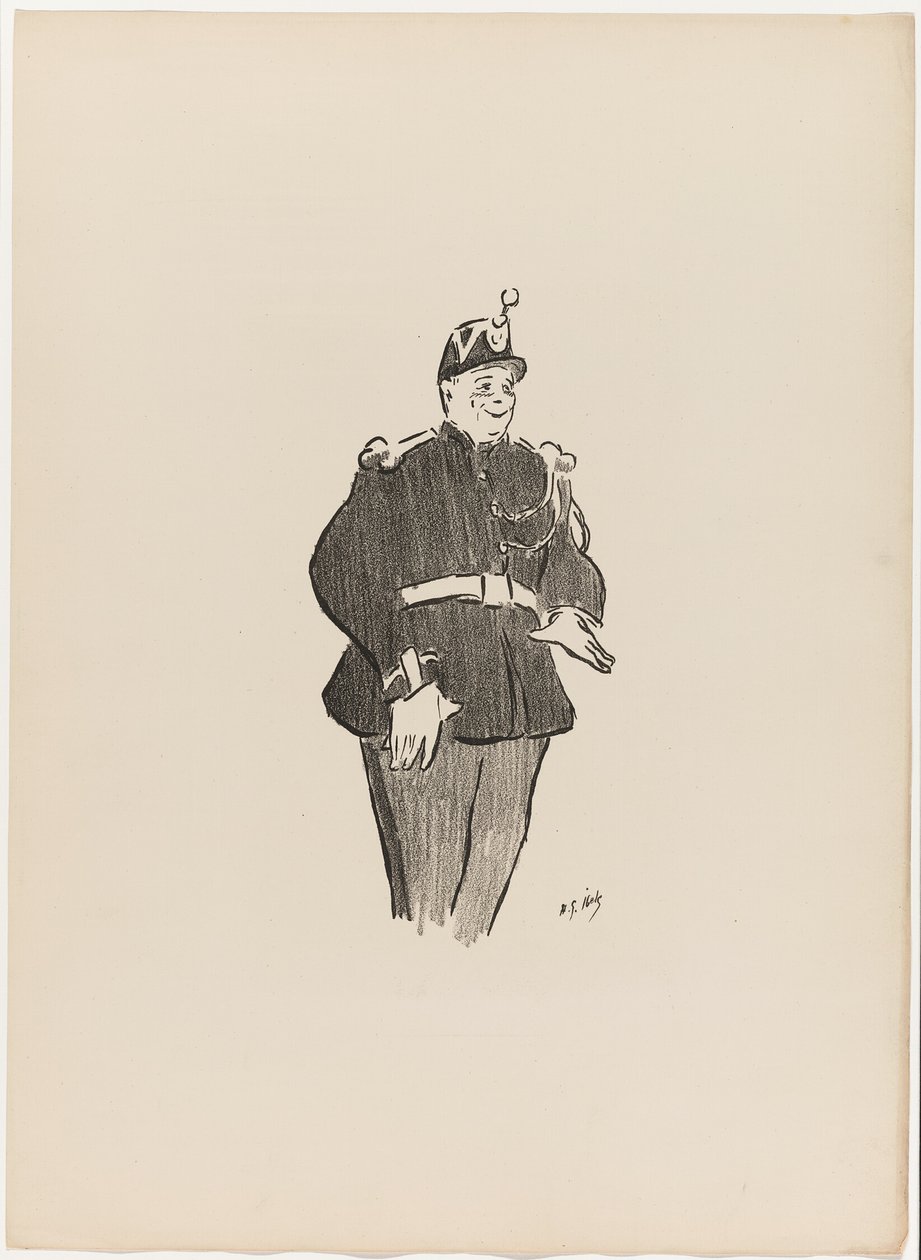 Polin, från Le Café-Concert av Henri Gabriel Ibels