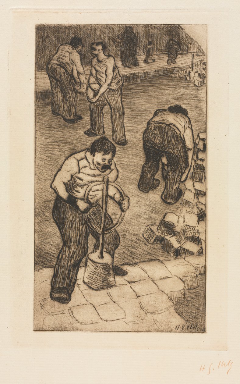 Gatubeläggarna av Henri Gabriel Ibels