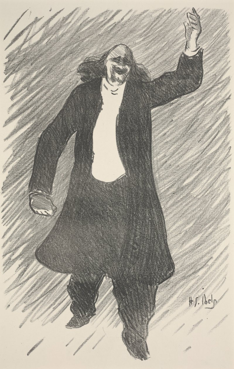 Namnlös (litografi) av Henri Gabriel Ibels