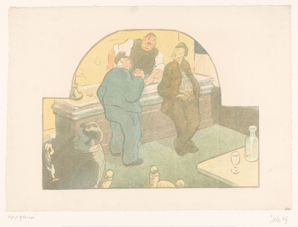 Fyra män i en bistro Le Devoir Föreställningar av Théâtre Libre (serietitel) Les Programs du Théâtre Libre (serietitel) av Henri Gabriel Ibels