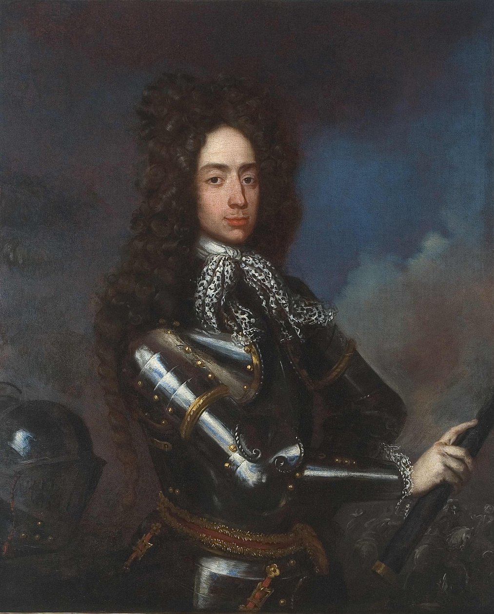 Porträtt av prins Jakub Ludwik Sobieski 1667-1737, 1690-talet av Henri Gascar