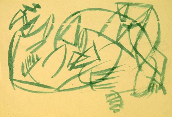 Hästar av Henri Gaudier Brzeska