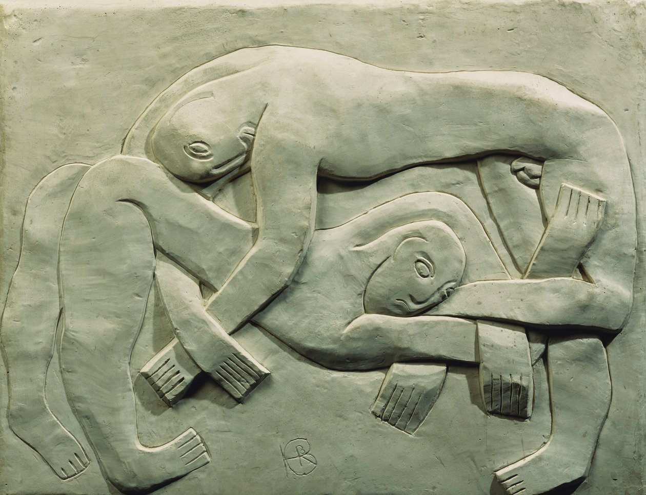 Brottarna av Henri Gaudier Brzeska