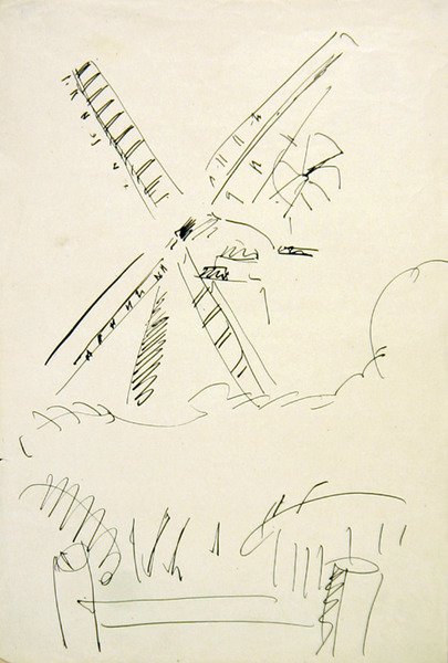 Väderkvarn av Henri Gaudier Brzeska
