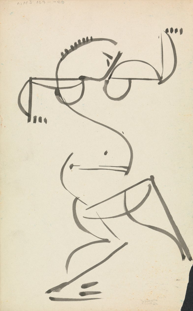 Dansande figur av Henri Gaudier Brzeska