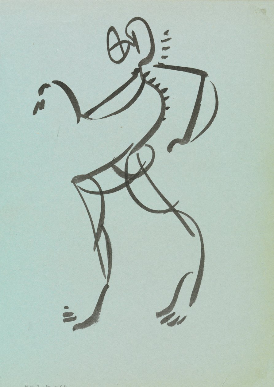 Dansande figur av Henri Gaudier Brzeska