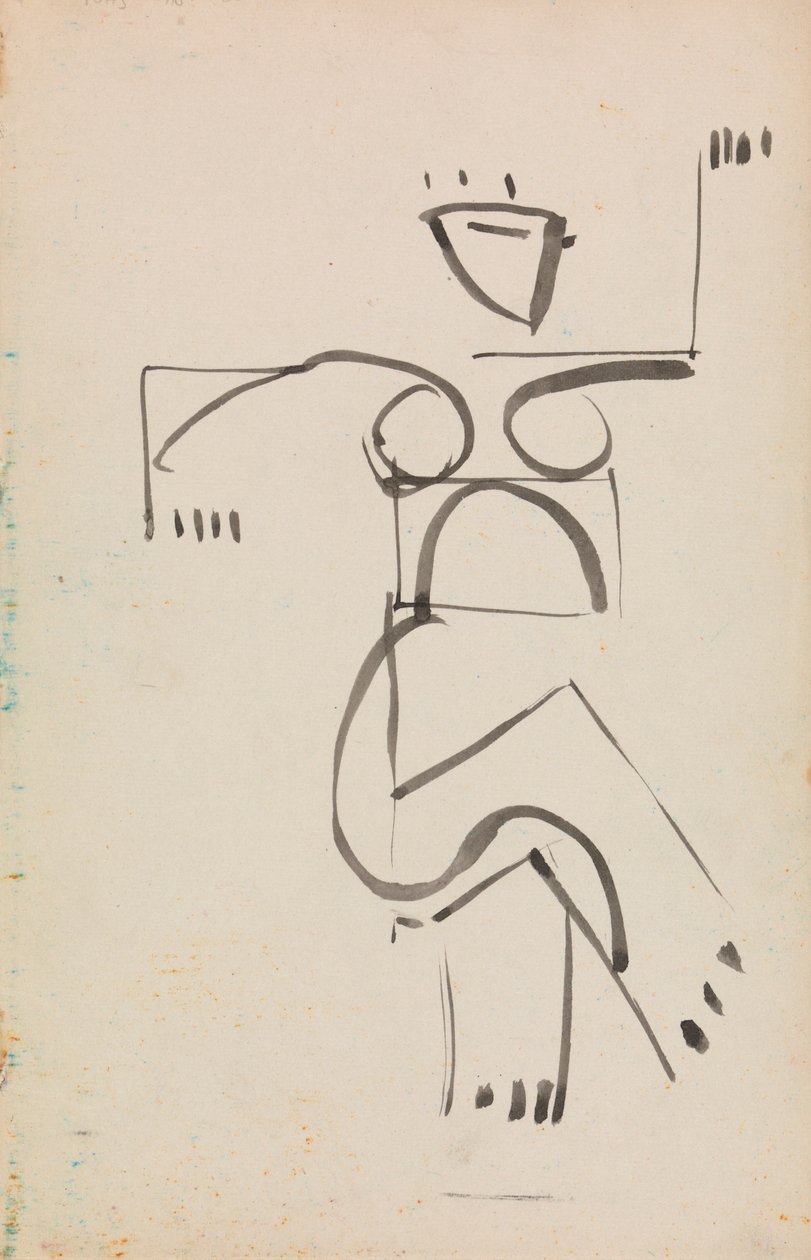 Dansande figur av Henri Gaudier Brzeska