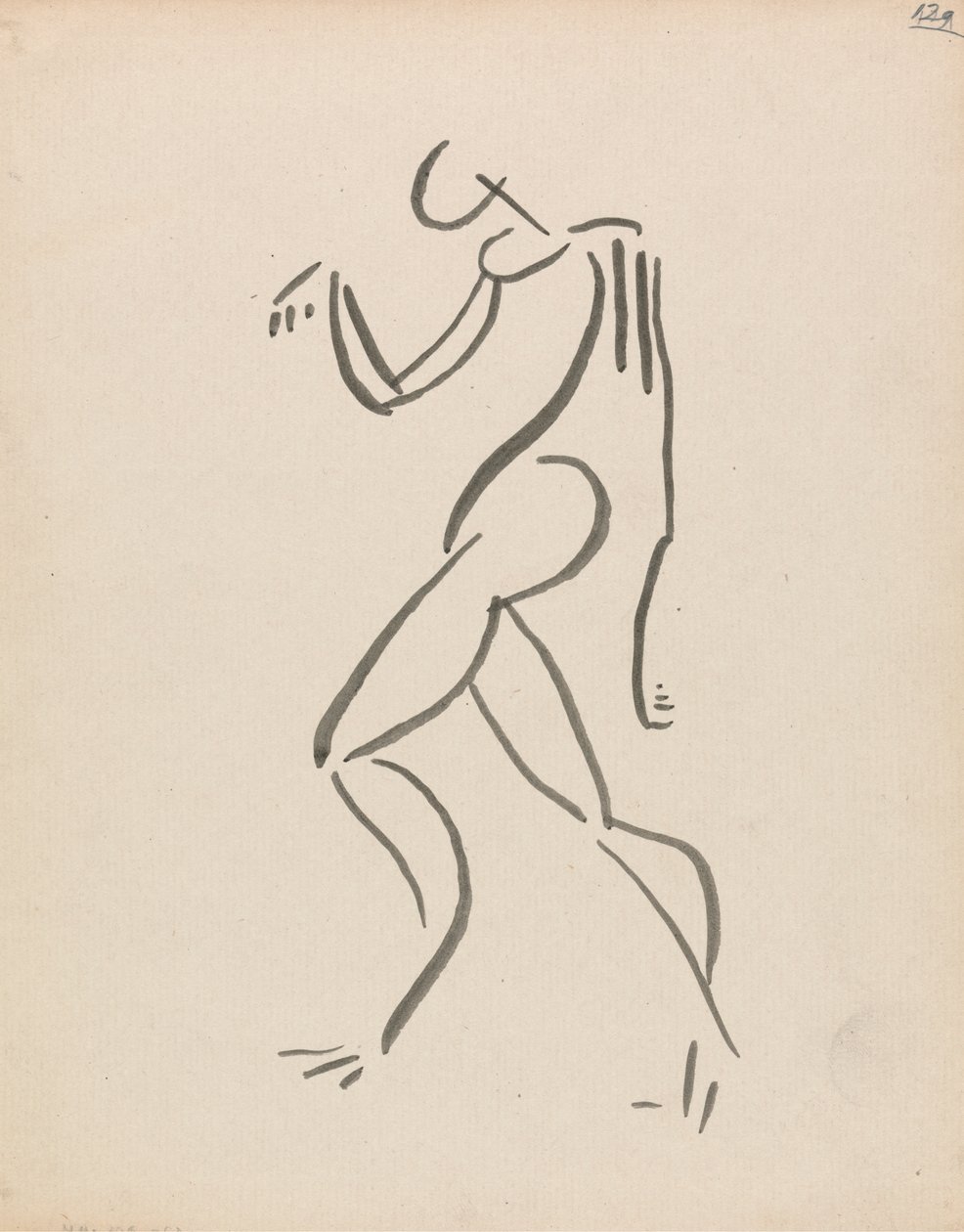Dansande figur av Henri Gaudier Brzeska