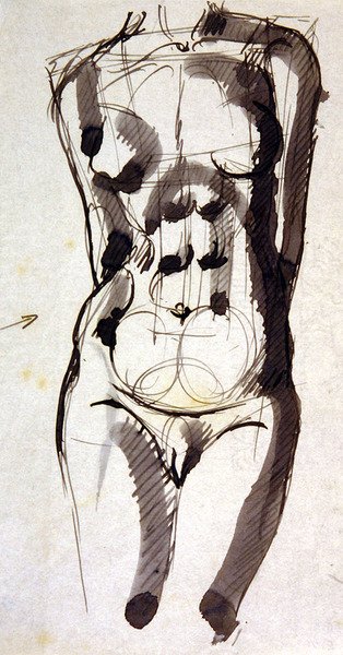 Kvinnlig Torso av Henri Gaudier Brzeska