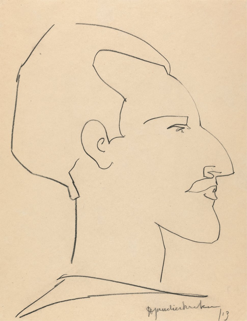 Horace Brodsky av Henri Gaudier Brzeska