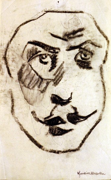 Skulpturell chef för Brodzky av Henri Gaudier Brzeska