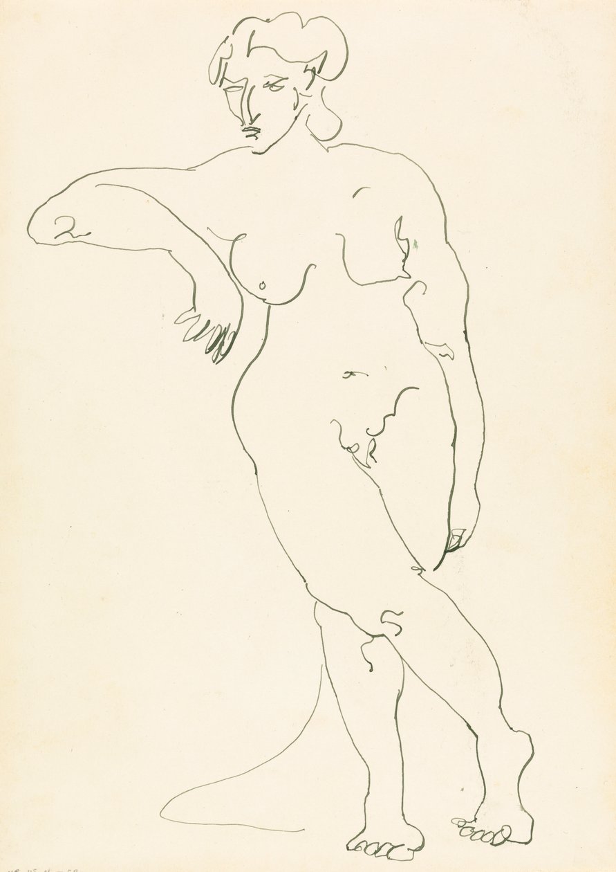 Stående kvinnlig figur av Henri Gaudier Brzeska