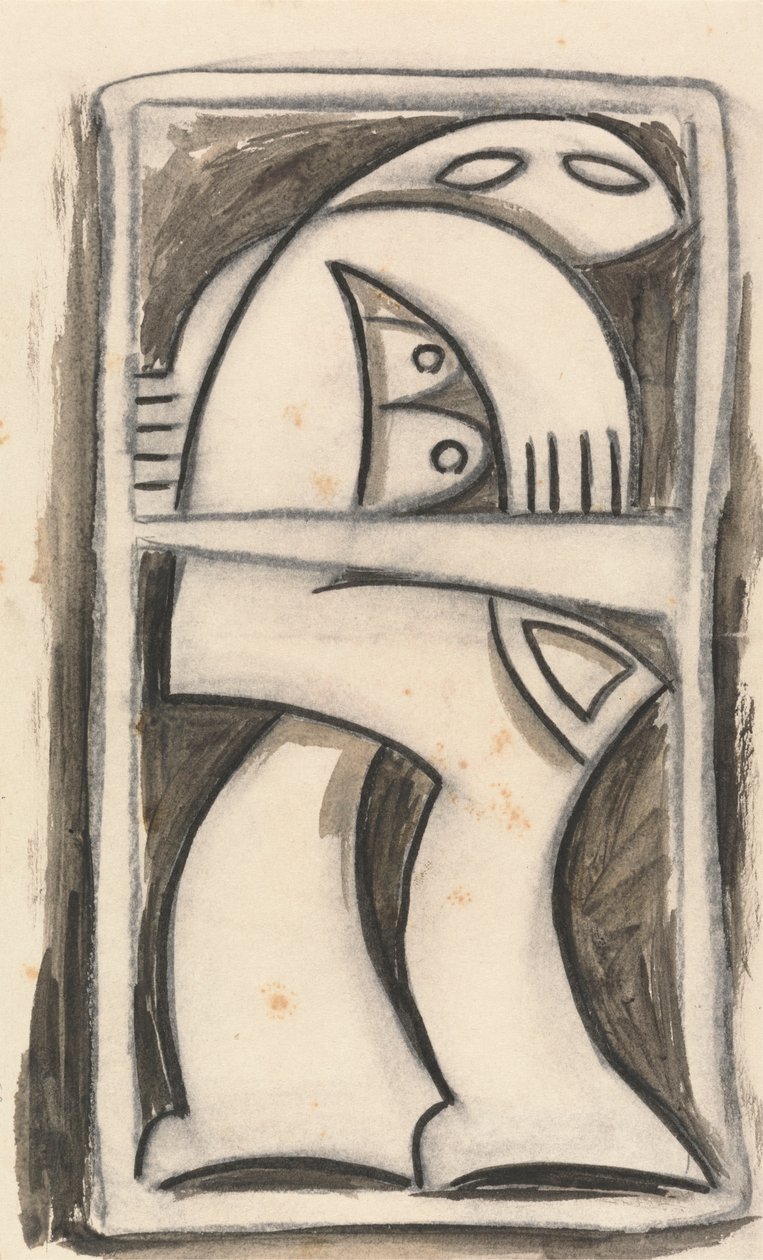 Stående kvinnlig figur av Henri Gaudier Brzeska
