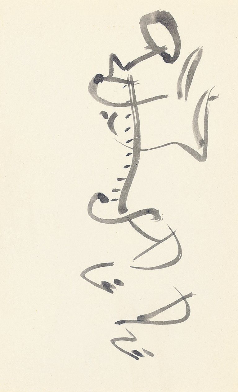 Studie för "Red Stone Dancer", 1914 av Henri Gaudier Brzeska