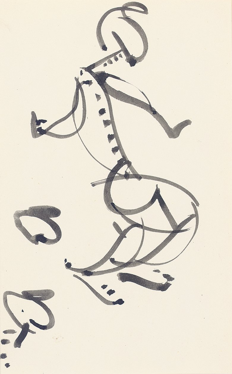 Studie för "Red Stone Dancer", 1914 av Henri Gaudier Brzeska