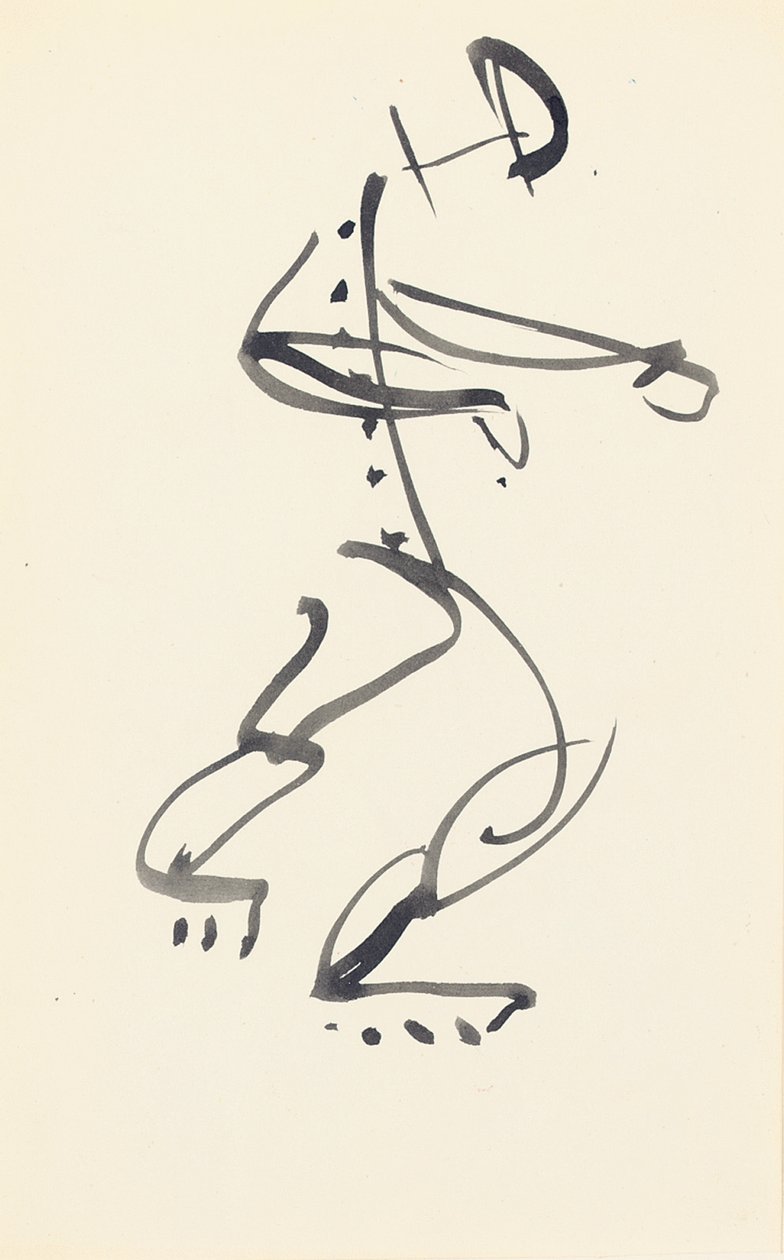 Studie för "Red Stone Dancer", 1914 av Henri Gaudier Brzeska