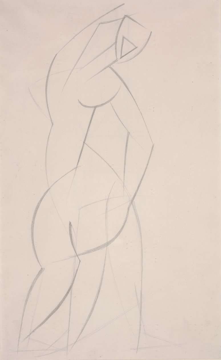 Untitled (Studie för Red Stone Dancer) av Henri Gaudier Brzeska