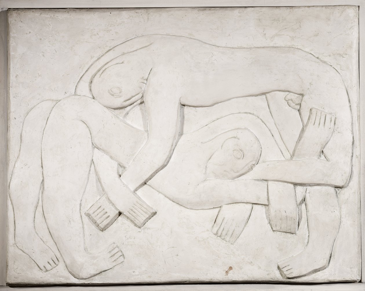 Brottare, 1914 ; 1965 av Henri Gaudier Brzeska