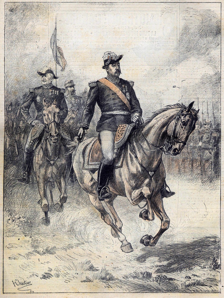 General Felix Gustave (Felix-Gustave) Saussier (1828-1905) 1892 efter Chartiers aquerelle. av Henri Georges Jacques (after) Chartier
