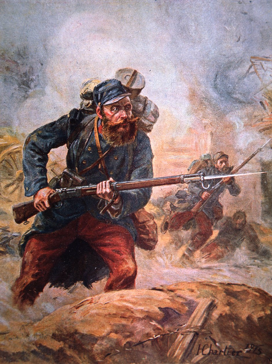 The Glorious Soldiers of the Marne av Henri Georges Jacques Chartier