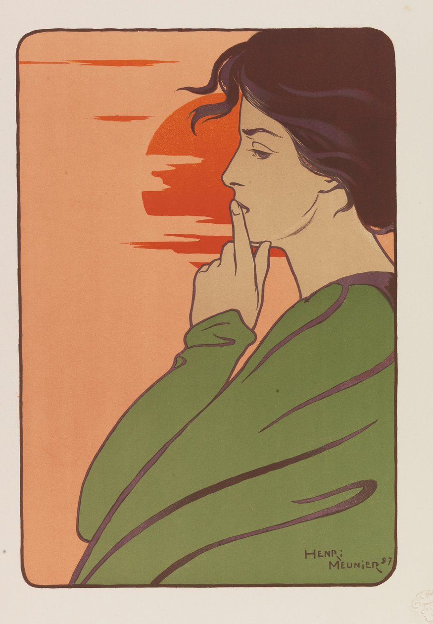 Tystnadens timme Tystnadens timme, 1897. av Henri Georges Meunier