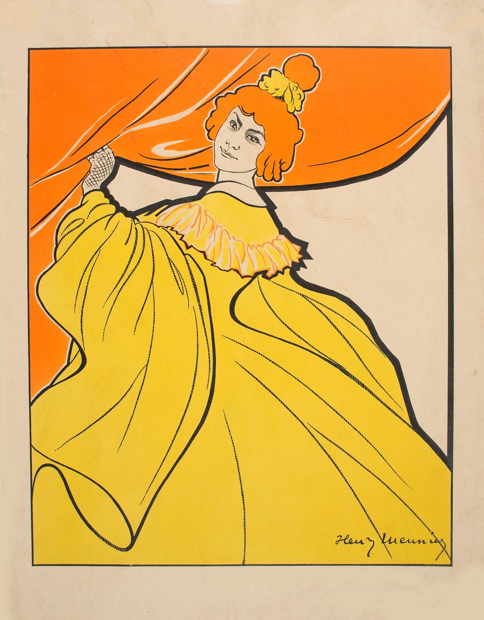 Odette Dulac, c. 1900. av Henri Georges Meunier
