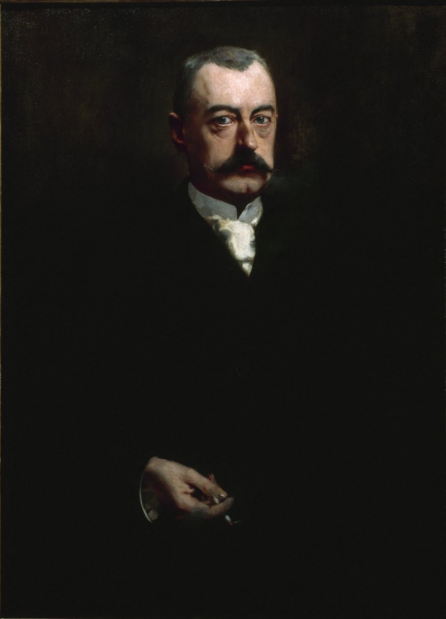 Porträtt av Pierre Waldeck-Rousseau 1846-1904, ca 1894. av Henri Gervex