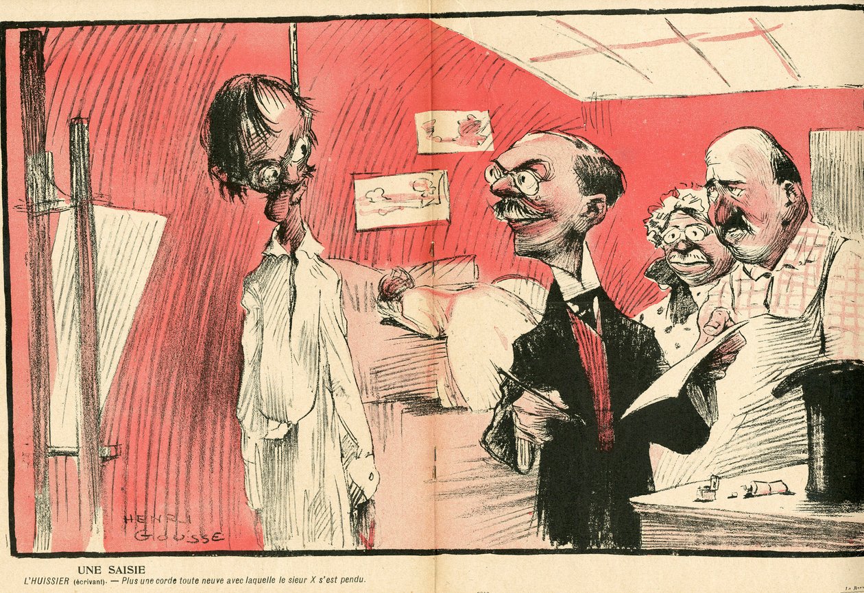 Smörplattan, nummer 175, satirisk i färg av Henri Gousse