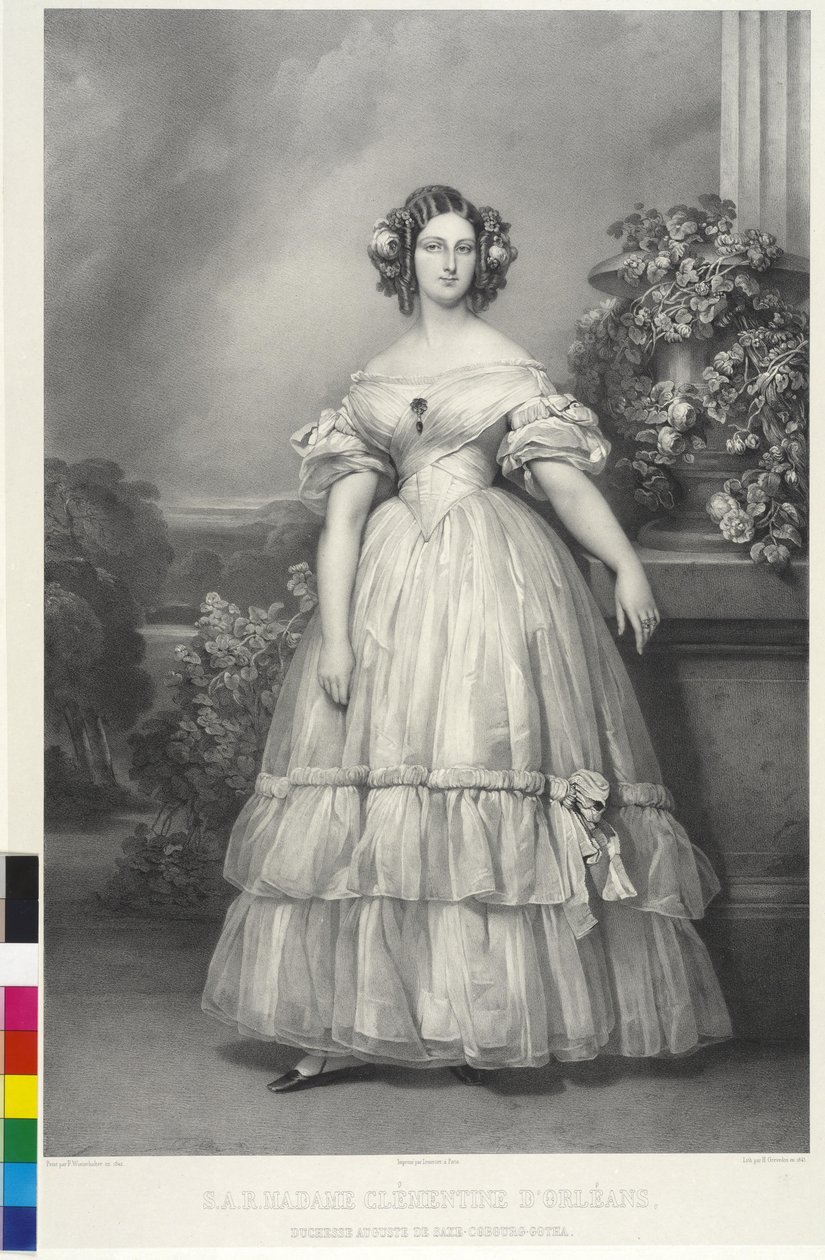 Prinsessan av Frankrike clementin av Henri Grevedon
