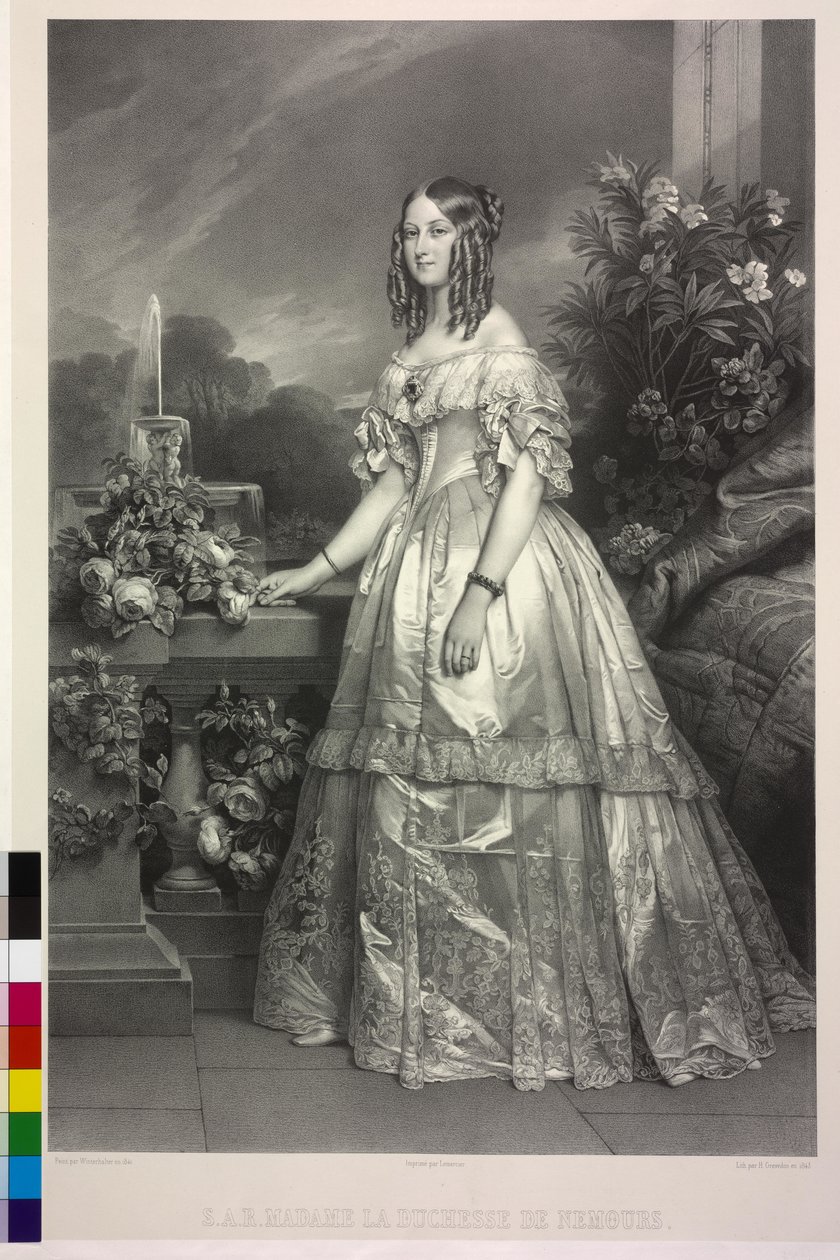 Prinsessan av Sachsen-Coburg-Gotha Victoria av Henri Grevedon