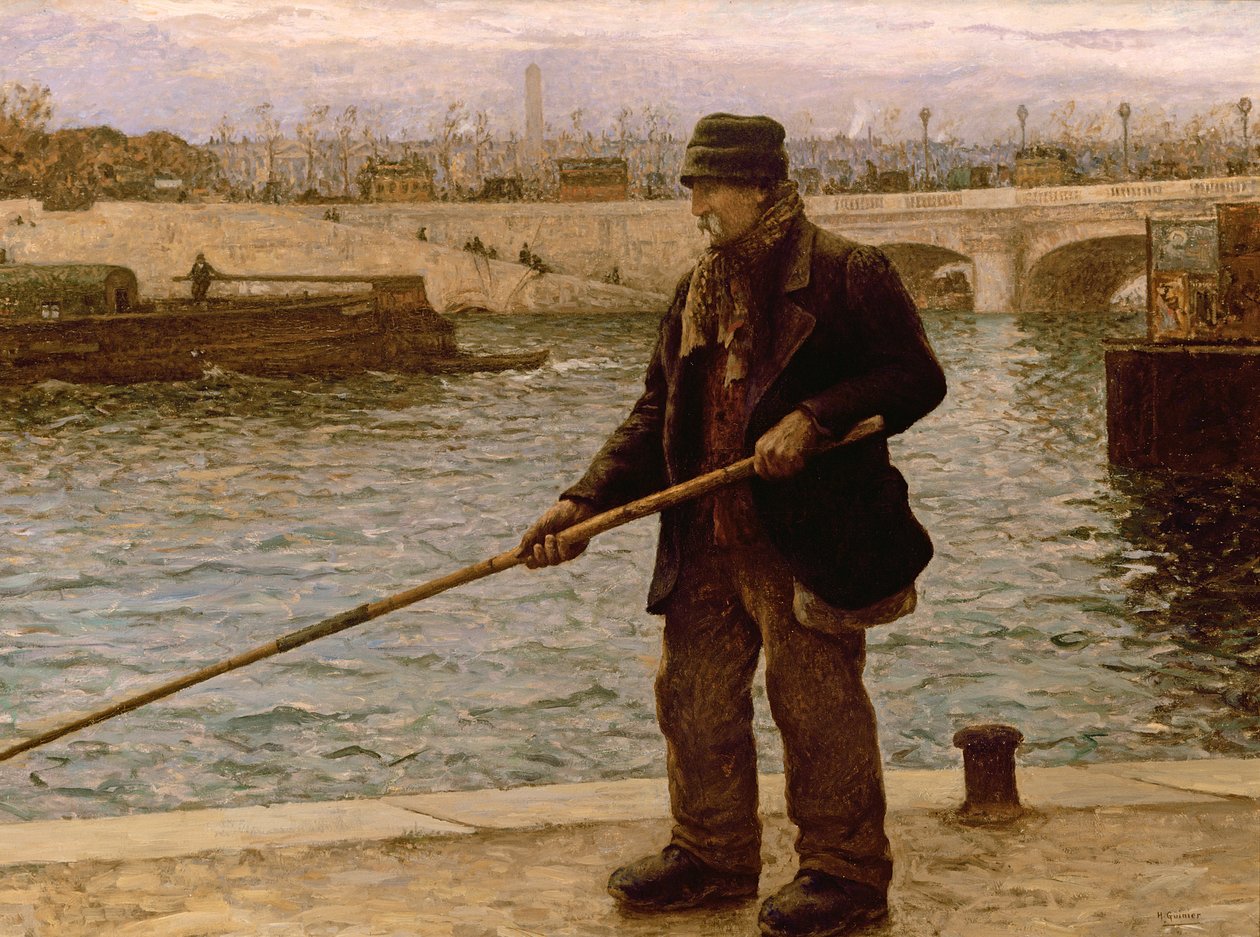 På stranden av Seine av Henri Guinier