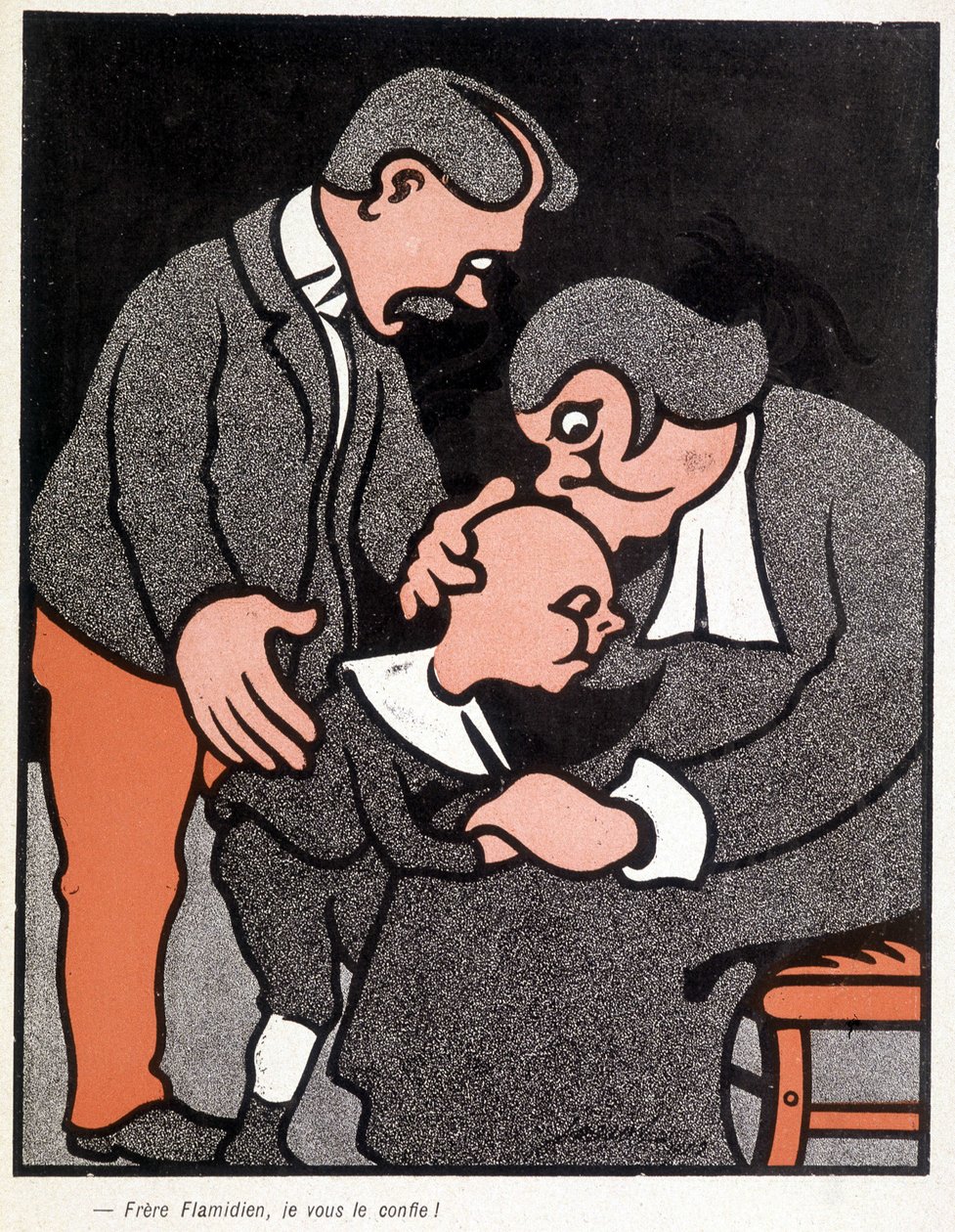 Frère Flamidien, je vous le confie - av Henri Gustave Jossot (1866-1951), i "L
