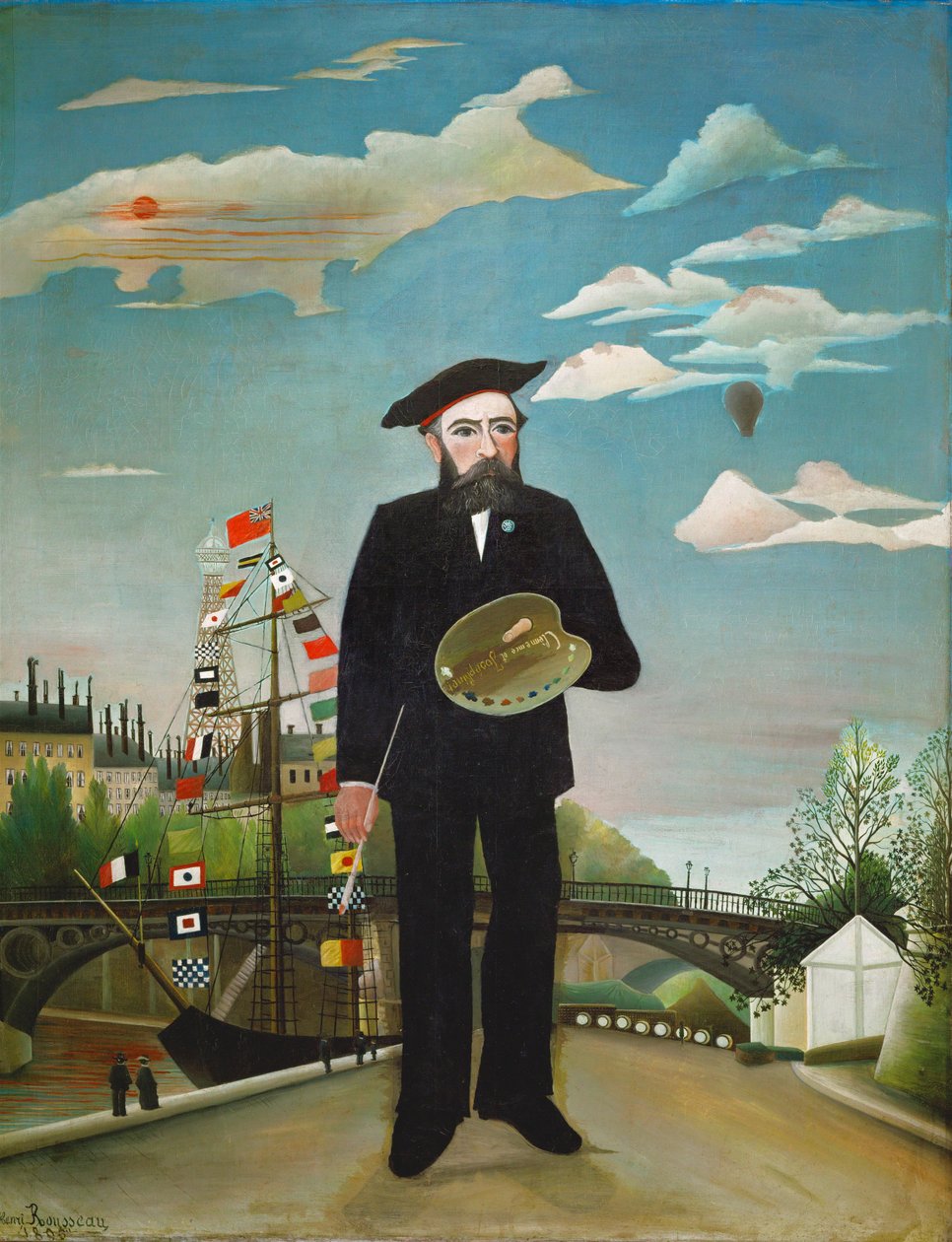Moi-meme av Henri J.F. (1844 1910) Rousseau