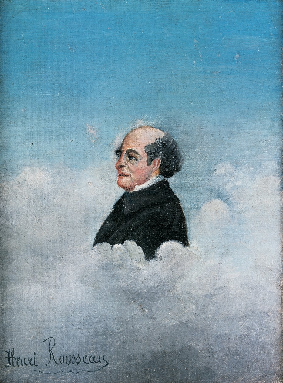 Porträtt av konstnärens far, ca 1905 (olja) av Henri J.F. Rousseau