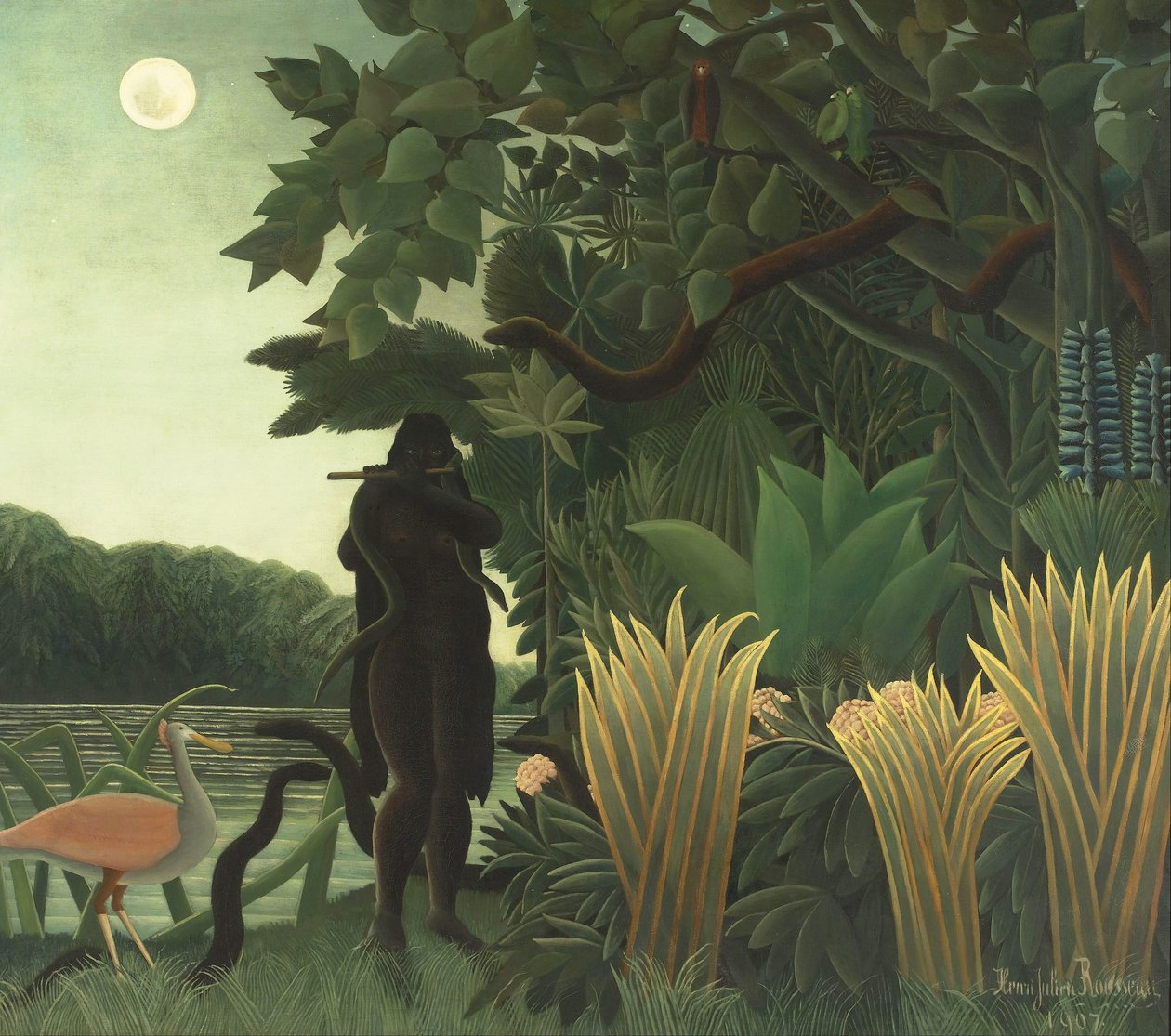 Ormtjusaren av Henri J.F. Rousseau
