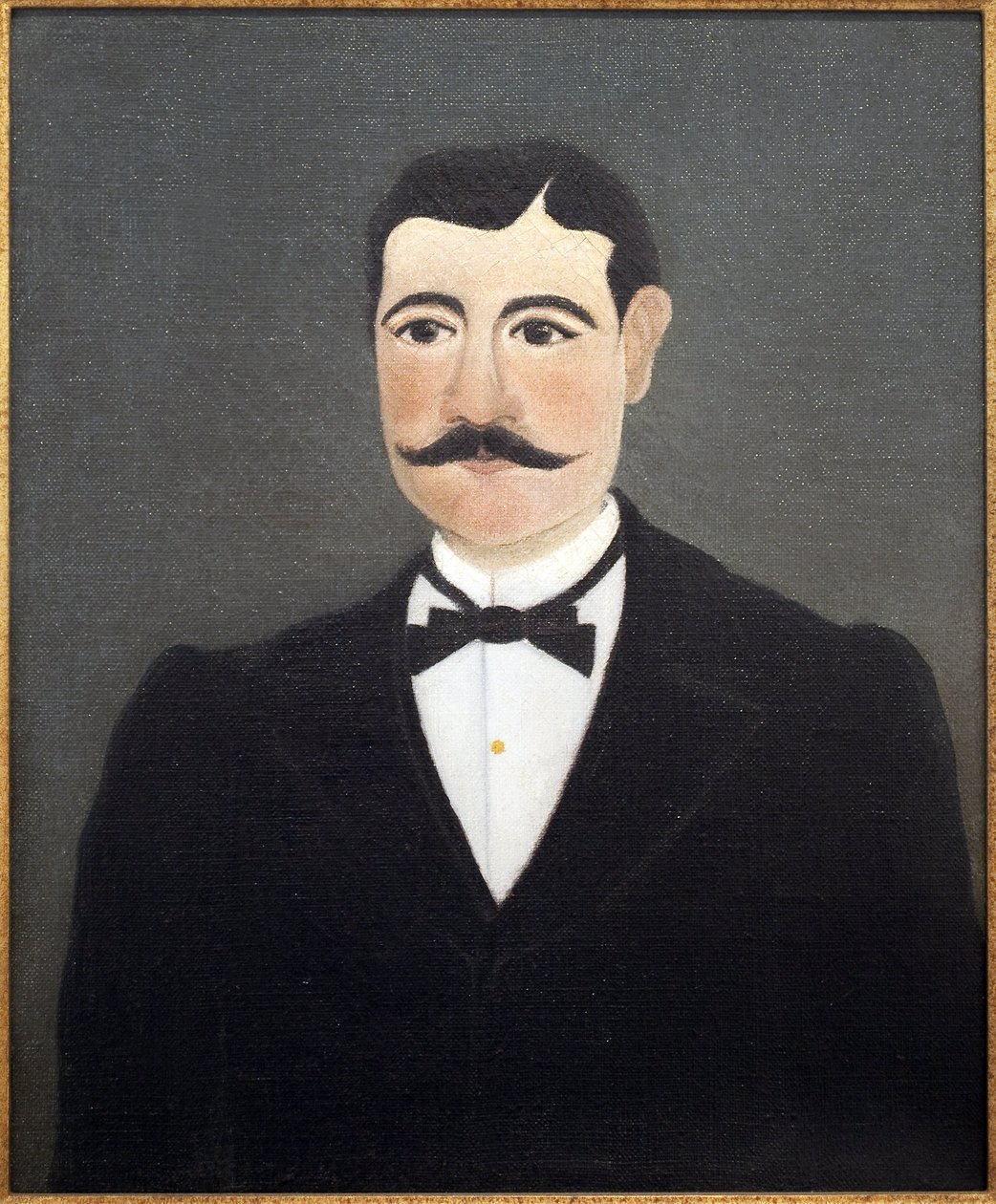 Porträtt av Frumence Biche i vanliga kläder (marechal des logis). Målning av Henri Rousseau (1844-1910), känd som tullen, olja på duk, sent 1800-tidigt 1900-tal, fransk konst, Musee International d