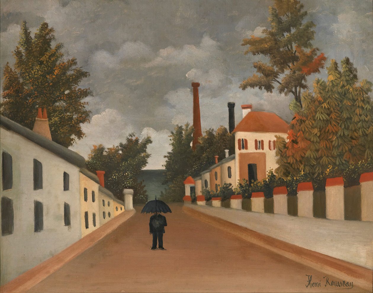 Paris utkanter, ca 1910 (olja på duk) av Henri Rousseau
