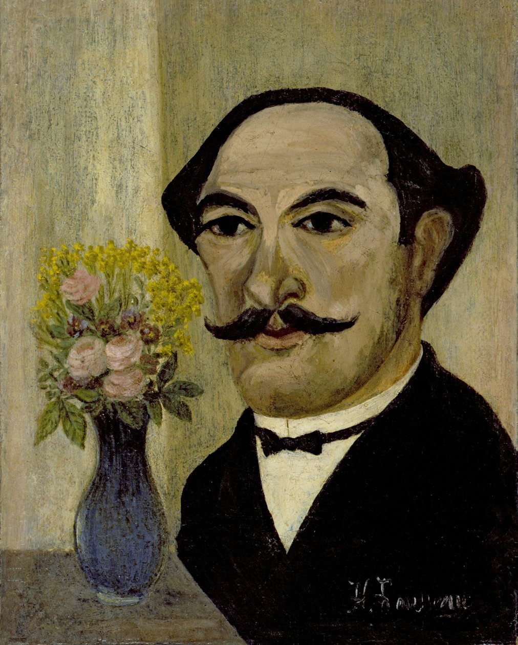 Självporträtt, ca 1905 av Henri J.F. 1844 1910 Rousseau