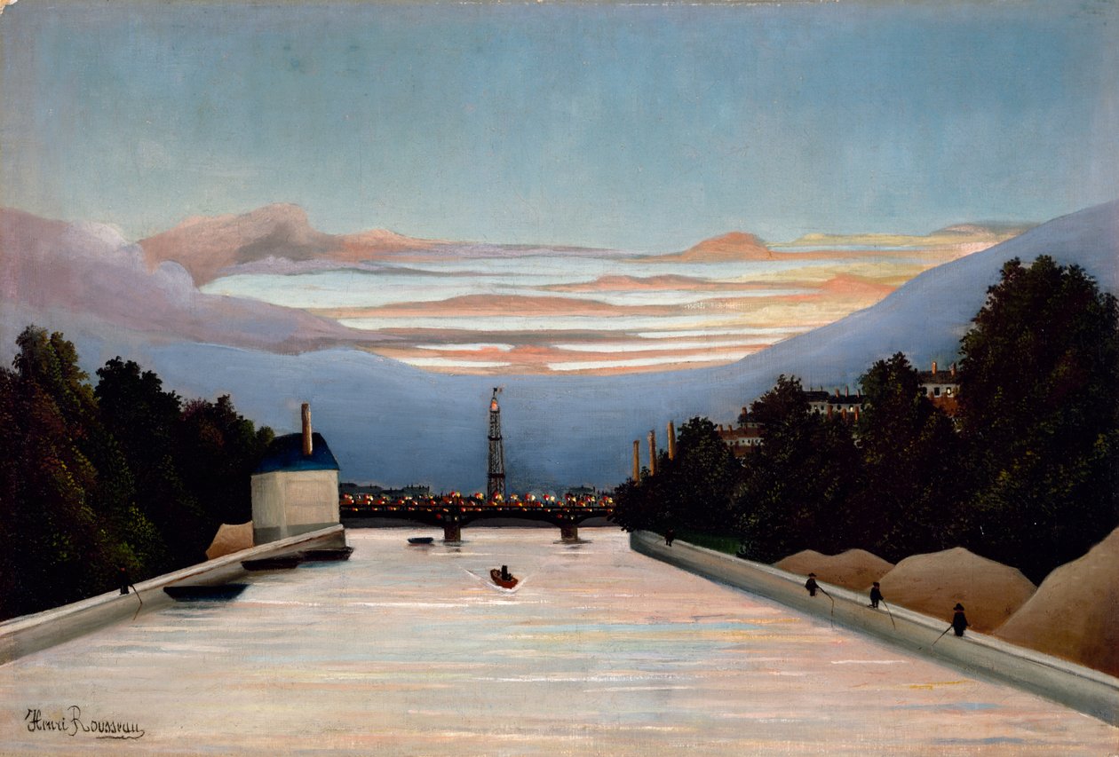 Eiffeltornet, ca 1898 av Henri J.F. 1844 1910 Rousseau