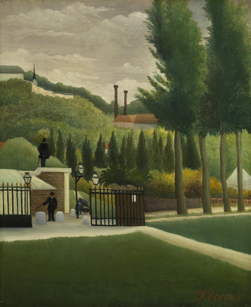 Tullhuset, c.1890 av Henri J.F. 1844 1910 Rousseau