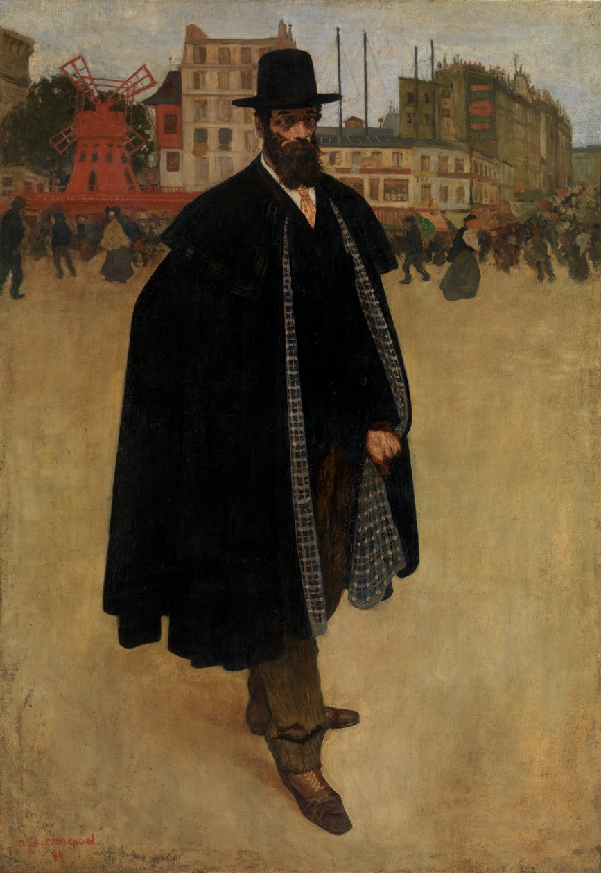 Spanjoren i Paris (porträtt av konstnären Francisco Iturrino) av Henri Jacques Edouard Evenepoel