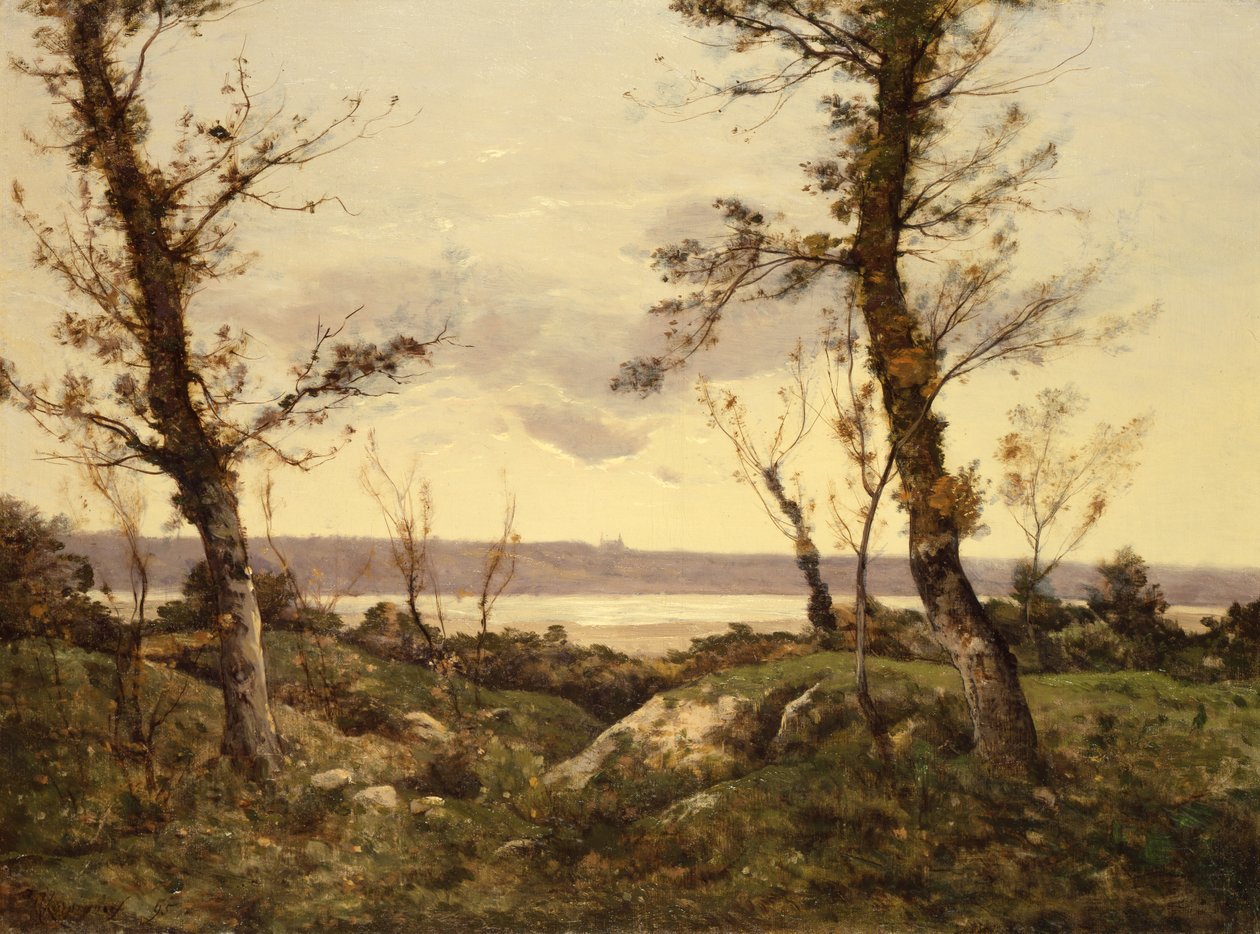 The Estuary, 1895 av Henri Joseph Harpignies