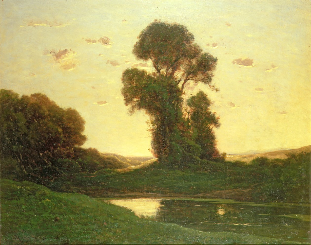 Utsikt i Campagna av Henri-Joseph Harpignies
