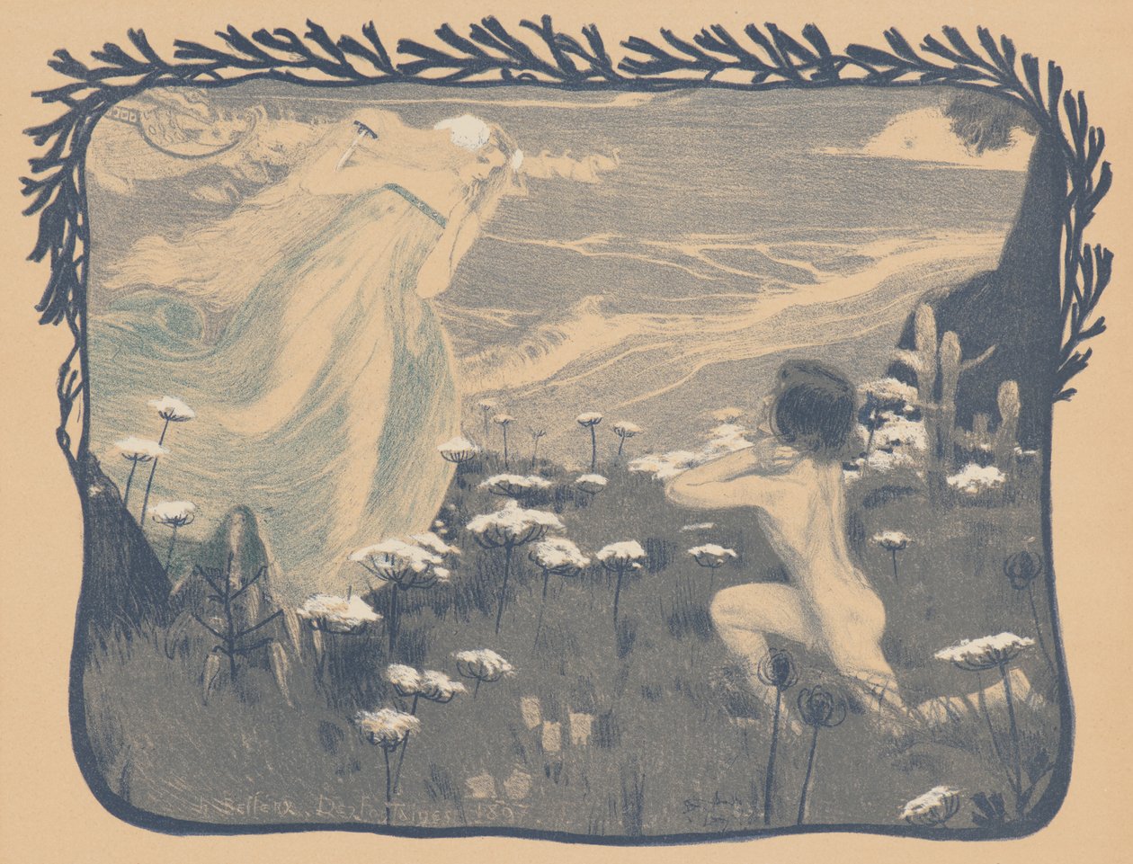 Illusionen, 1897. av Henri Jules Ferdinand Bellery Desfontaines