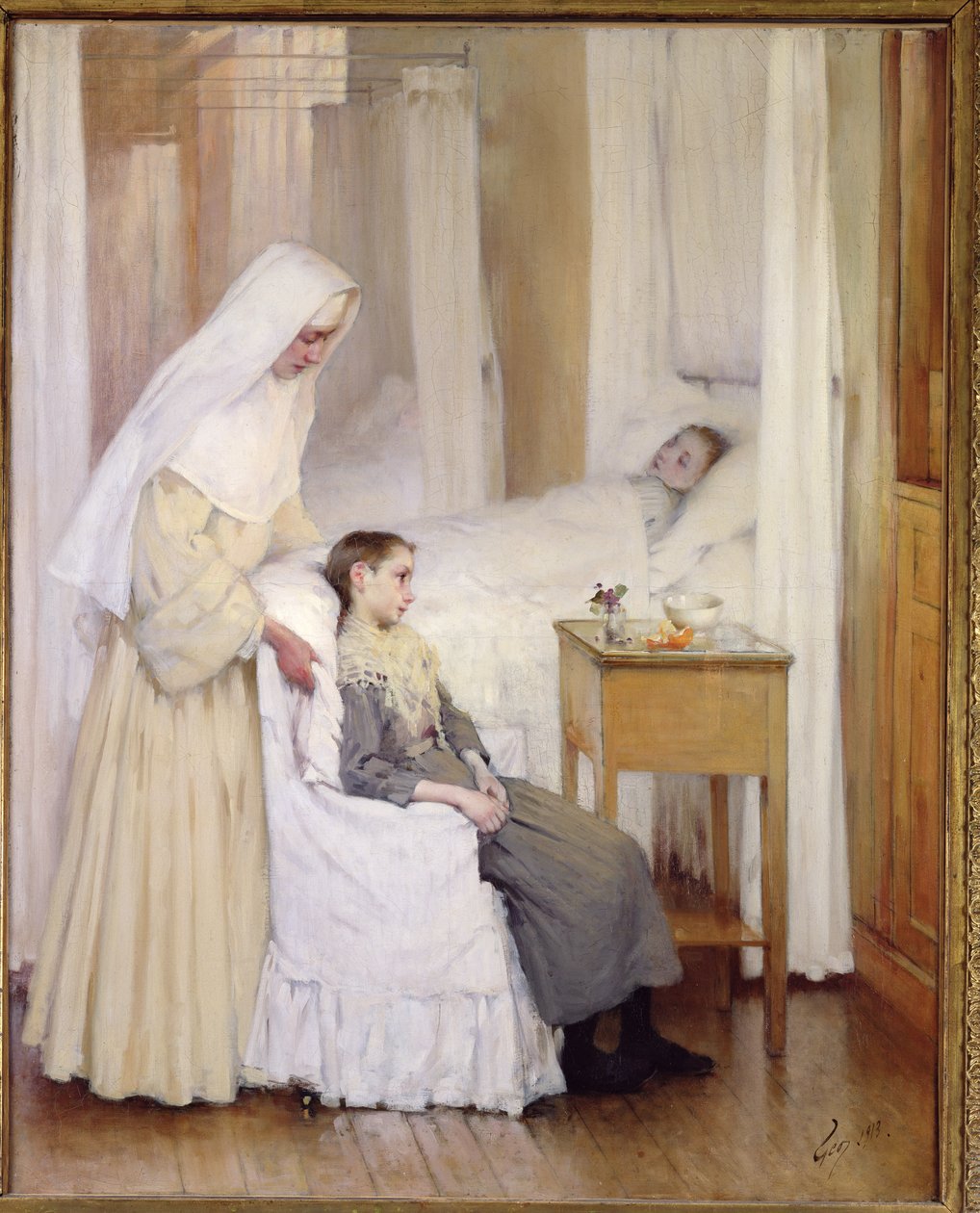 På sjukhuset Notre-Dame du Perpetuel Bon Secours, 1903 av Henri Jules Jean Geoffroy