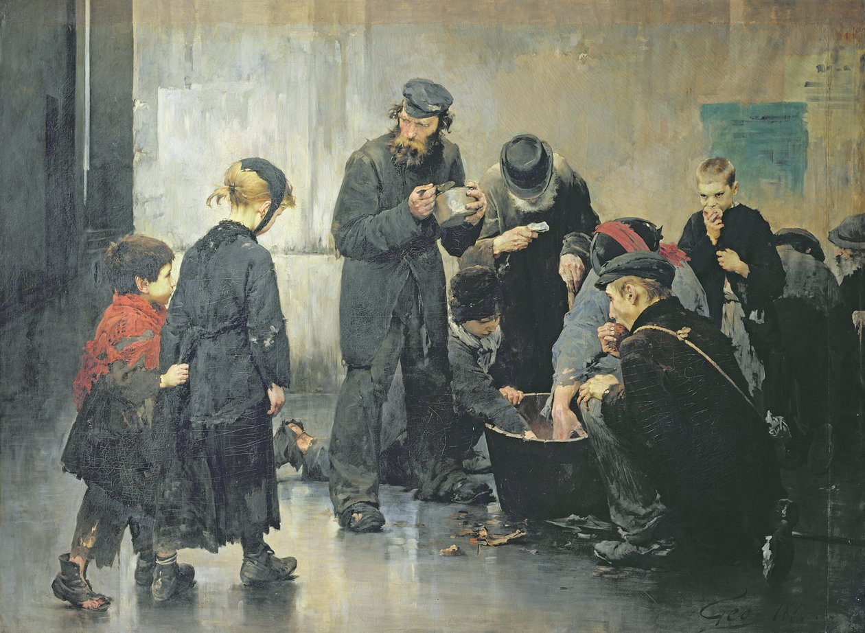 Den svältande av Henri Jules Jean Geoffroy