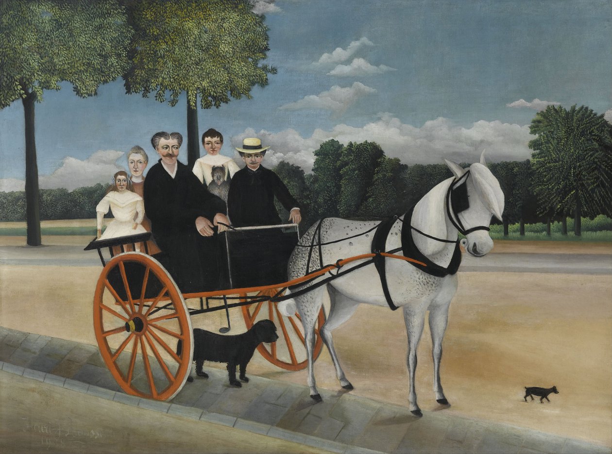 Gamla Juniers vagn av Henri Julien Félix Rousseau