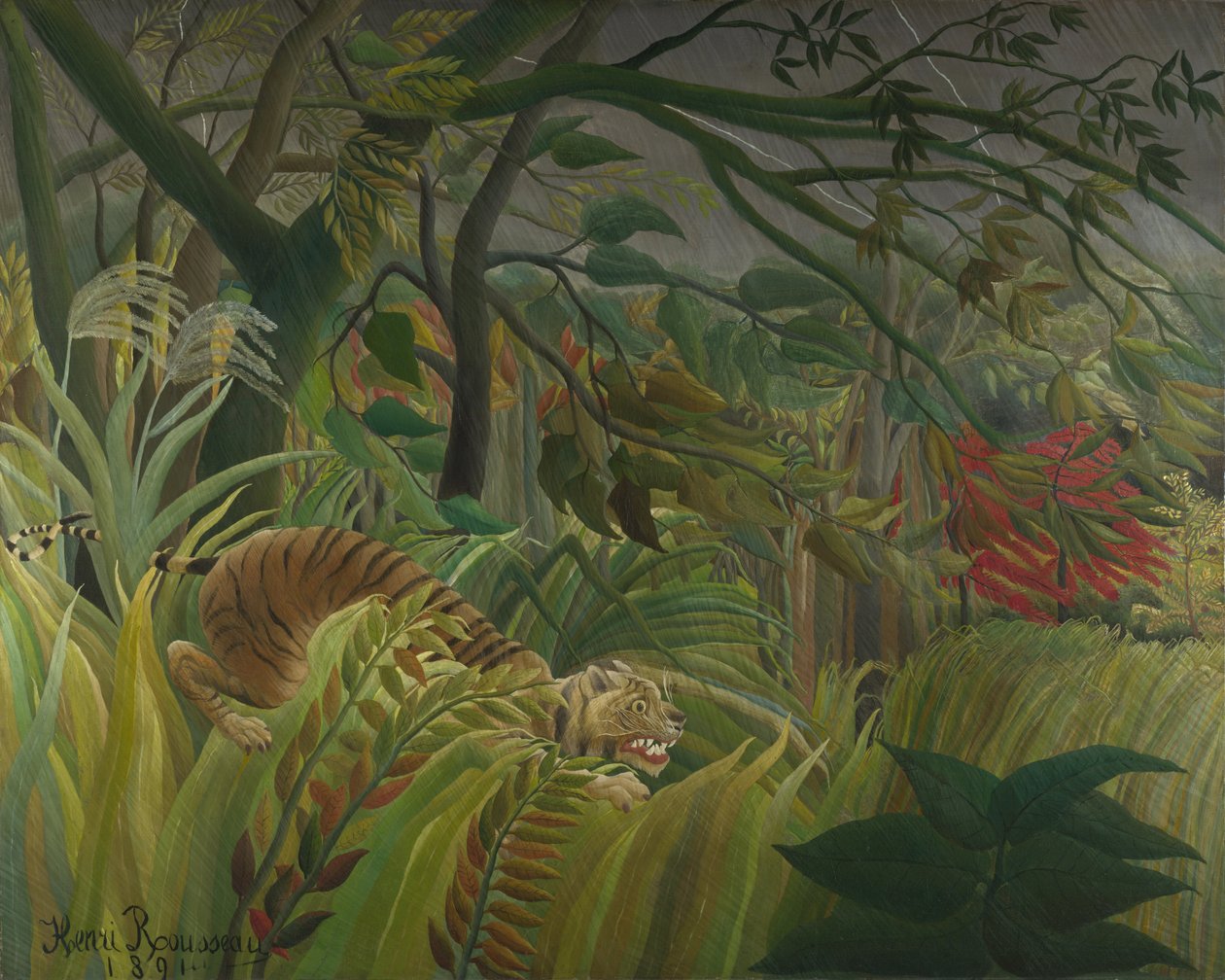 Förvånad!, 1891 av Henri Julien Félix Rousseau